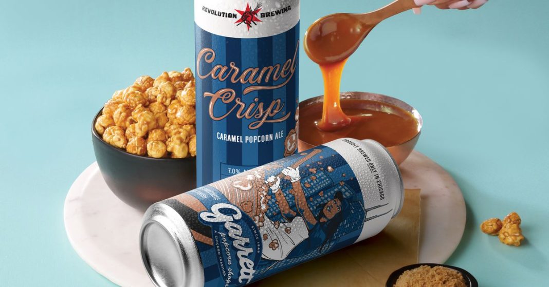 garrett-popcorn-has-created-a-caramel-beer-with-revolution-brewing